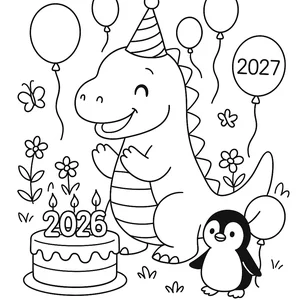 Dino's Party Through Time