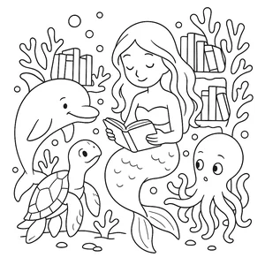 Mermaid's Underwater Storytime