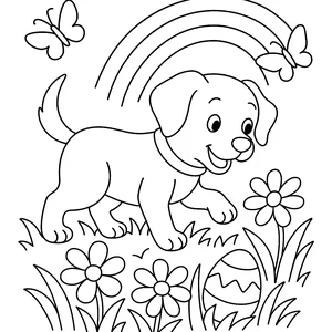 Puppy's Easter Adventure