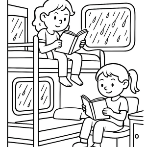 Girls in Bunk Bed