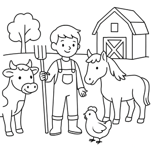 Farm scene