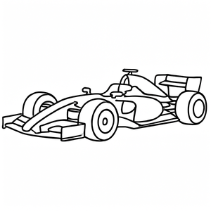 Speeding Race Car